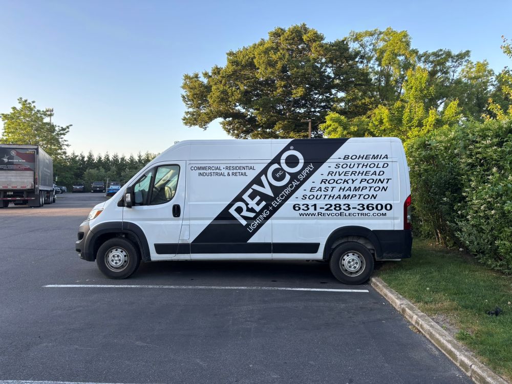 Revco Southampton delivery truck supporting local electrical supply orders